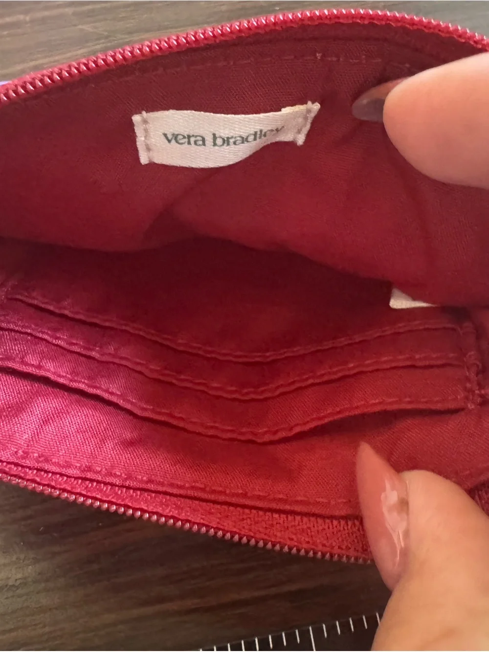 NWT Vera Bradley Ultralight Essential Zip Wristlet Wallet Pouch Bow Show